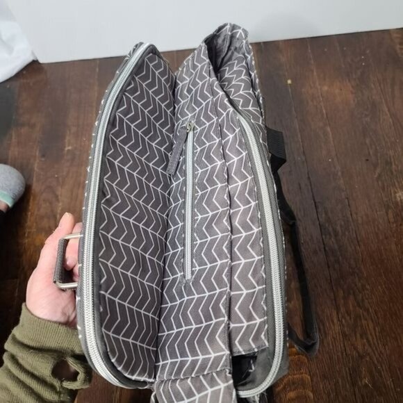 Bananafish Studio Sienna Arrow Tote Diaper Bag Grey - Picture 7 of 14